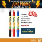 Artline 70 Permanent Marker Pen 1.5mm 