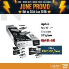 APLUS No.10-1m Staples - 20's/box