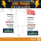 WriteBest Economy Magnetic Mobile Flip Chart