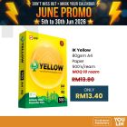 IK Yellow 80gsm A4 Paper 500's/ream