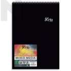 Arto CR37088 A4 Wire-O Mixed Media Book 30'S