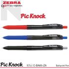 Zebra BA65 Pin Knock Retractable Gel Pen 0.7MM