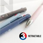 Zebra Blen B3AS88-BIZ 3 Color Ballpoint Pen 0.5MM