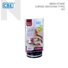 CBE Menu Stand Curved Rotating (283)