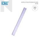 CBE RC30 Acrylic Ruler 30CM - Clear