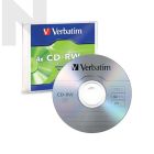 Verbatim CD-RW 4X 80Min 750MB With Slim Case