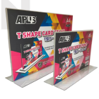 APLUS Acrylic Card Stand Horizontal A4 T Shape