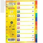 APLUS PP-4204 PP Index Divider 1-10 (Colour)