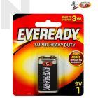 Eveready 1222BP1 9V Super Heavy Duty Battery