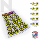 Cactus H-1209 Number Sticker