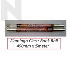 Flamingo Book Wrapper 450MM X 5M - Clear