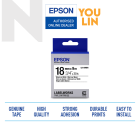 Epson LK-5WBN LabelWorks Tape