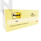 3M Post It Note 653 1.5'' x 2'' (38mm x 50mm) - Canary Yellow 100's/pad