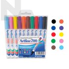 Artline 700 Permanent Marker Pen 0.7mm 10 Colour