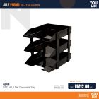 APLUS DT33 A4/F4 3 Tier Document Tray