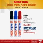 Artline 509A Whiteboard Marker Pen 2.0-5.0mm