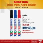 Artline 90 Permanent Marker Pen 2.0-5.0mm