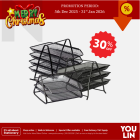 APLUS DT-004 4 Tier Metal Document Tray