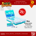 Max Staples (Stapler Bullet) NO.10-1M - 20's/box