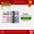 Canon LS-88Hi III Calculator
