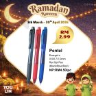 Pentel Energel-X Ret Gel Pen 1.0mm