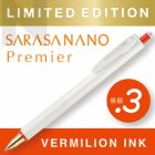 Zebra Sarasa Nano Gel Pen 0.3MM - Vermilion