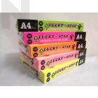 Luckystar A4 80gm Color Paper 450'S - Cyber Colour