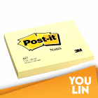 3M 657 (3'' x 4'') Post It Note - Yellow