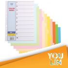 CBE 907-10 10 Colour Paper Index Divider