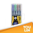 Artline EPF-790/4PW2 Permanent Metallic Marker Pen 1.0mm 4 Colour