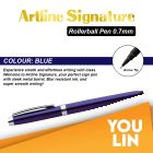 Artline EKSG-4400 Signature Roller Ball Pen 0.7mm - Blue Barrel