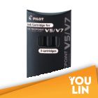 PILOT Bxs-Ic Ink Cartridge For Bxc - V5/V7 3Pcs/Pkt - Black