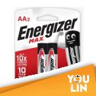 Energizer E91BP2M AA Battery 2pc Card