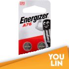 Energizer A76 BP2 (LR44) 1.5V Battery 2pc card