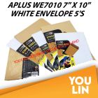 APLUS WE7010 7" X 10" White Envelope 5'S