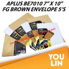 APLUS BE7010 7" X 10" FG Brown Envelope 5'S