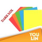 APLUS A4 120gm 2 Sheet Card 100'S - Dark Color Mix