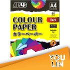 APLUS CP4702 A4 80gm Dark Colour Paper 50'S Asst