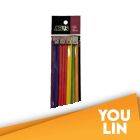 APLUS Round Wood Stick 15cm 15pcs - Colour