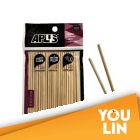 APLUS Round Wood Stick 10cm 40pcs - Plain
