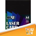 APLUS A4 230gm Laser Card 100'S - Black (14)