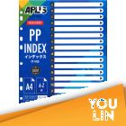 APLUS PP-4108 PP Index Divider A-Z