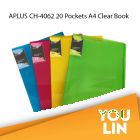 APLUS CH-4062 A4 Clear Book 20'S