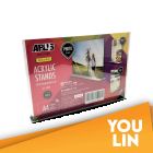 APLUS AS-5025 A4 Horizontal Acrylic Card Stand / Brochure Stand