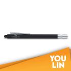 Faber Castell 342210 Neo Slim S/S Ball Pen - Black Matt Shiny Chromed
