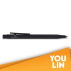 Faber Castell 342310 Neo Slim S/S Ball Pen - Black Matt Black Chromed