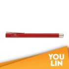 Faber Castell 342705 Neo Slim S/S Roller Ball Pen - Oriental Red Rose Gold Chromed