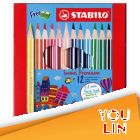 STABILO 1863B 12C Colour Pencil (S)