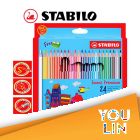 STABILO 1869B 24C Colour Pencil (L)