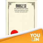 APLUS A4 160gm Certificate Card V/Seal - AS09